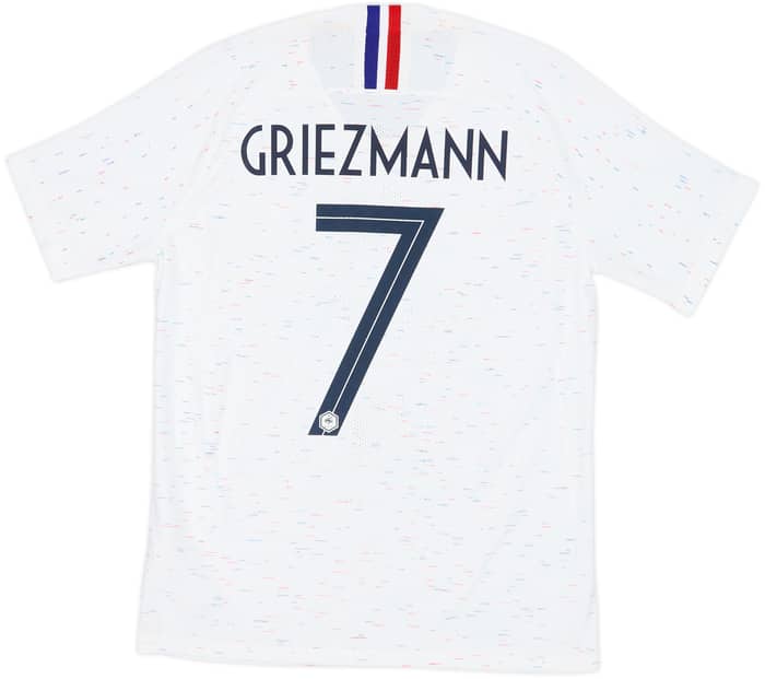 2018 France Authentic Away Shirt Griezmann #7 - 8/10 - (M)