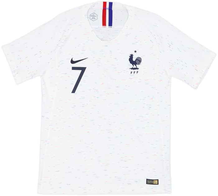 2018 France Authentic Away Shirt Griezmann #7 - 8/10 - (M)