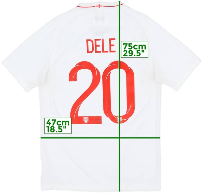 2018-19 England Home Shirt Dele #20 - 5/10 - (M)