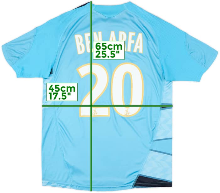 2009-10 Olympique Marseille Away Shirt Ben Arfa #20 - 6/10 - (XL.Boys)