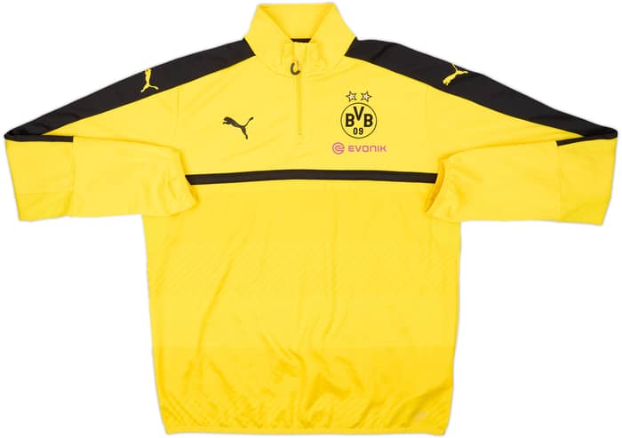 2016-17 Borussia Dortmund Puma 1/4 Zip Training Top - 8/10 - (XL)