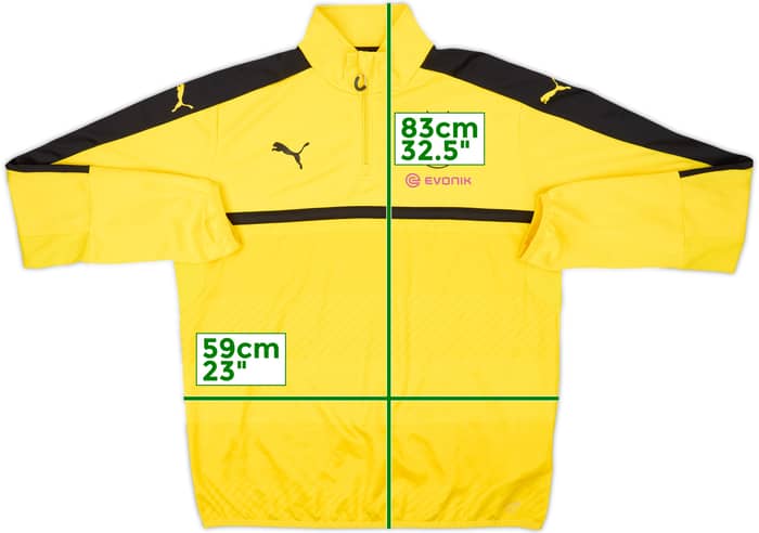 2016-17 Borussia Dortmund Puma 1/4 Zip Training Top - 8/10 - (XL)