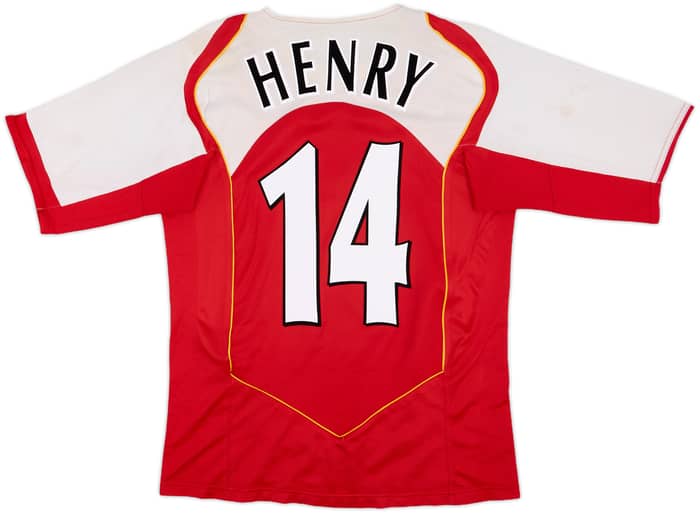 2004-05 Arsenal Home Shirt Henry #14 - 5/10 - (XL.Boys)