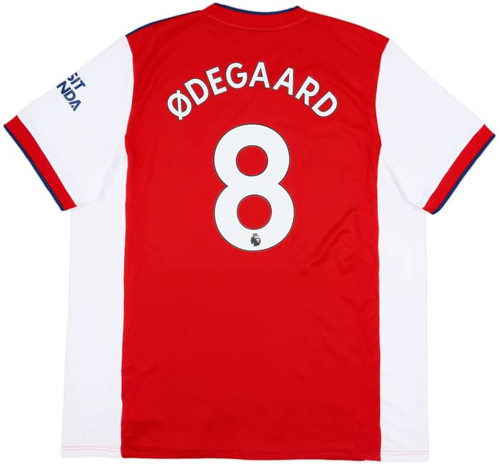 2021-22 Arsenal Home Shirt Odegaard #8 - 7/10 - (XXL)