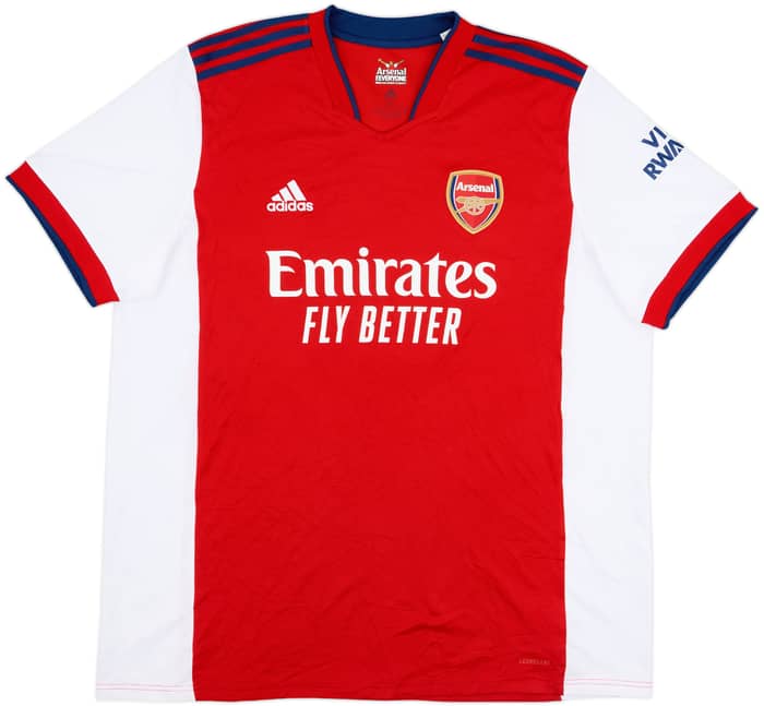 2021-22 Arsenal Home Shirt Odegaard #8 - 7/10 - (XXL)