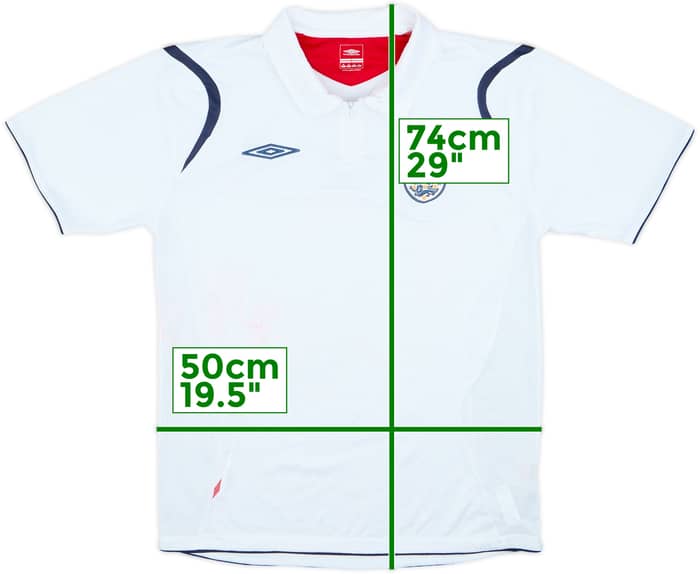 2006-07 England Umbro 1/4 Zip Training Shirt - 5/10 - (M)