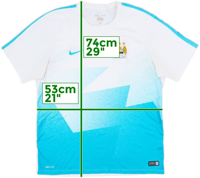 2016-17 Manchester City Nike Training Shirt - 5/10 - (XL)