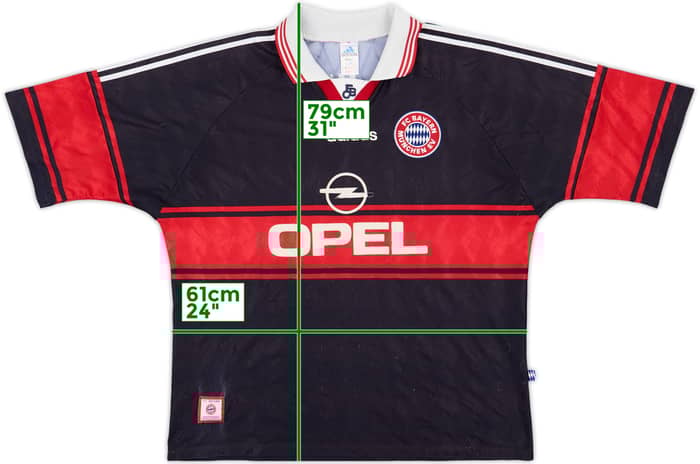 1997-99 Bayern Munich Home Shirt Effenberg #11 - 5/10 - (XXL)