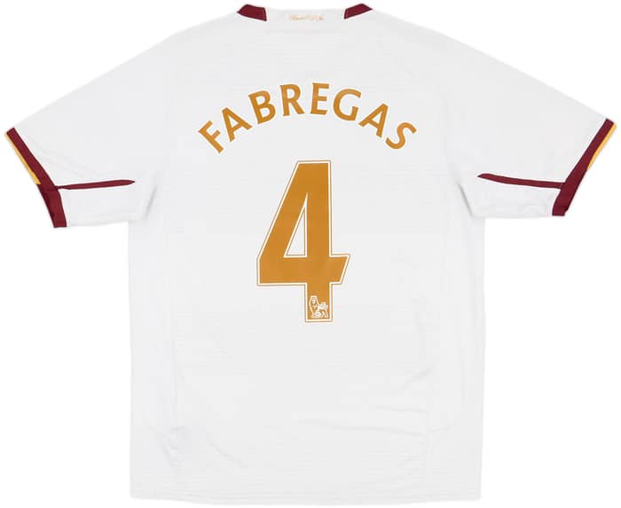 2007-08 Arsenal Away Shirt Fabregas #4 - 6/10 - (S)