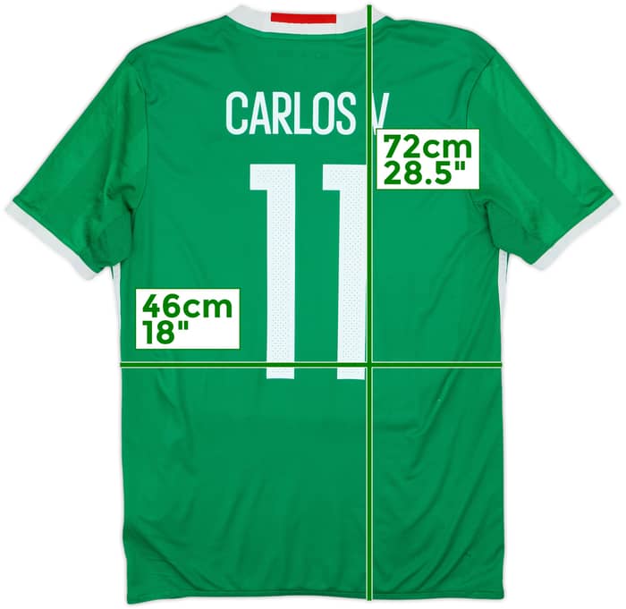 2016-17 Mexico Copa America Home Shirt Carlos V #11 - 6/10 - (M)