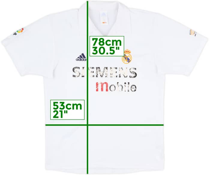 2002-03 Real Madrid Centenary Home Shirt - 4/10 - (M)