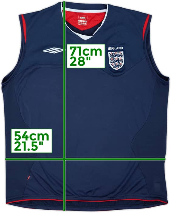 2004-06 England Umbro Training Vest - 7/10 - (XL)