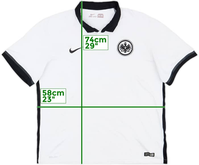 2015-16 Eintracht Frankfurt Away Shirt - 5/10 - (XL)