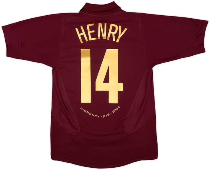 2005-06 Arsenal Home Shirt Henry #14 - 10/10 - (S)