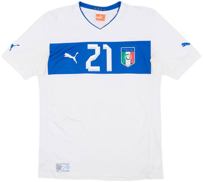 2012-13 Italy Away Shirt Pirlo #21 - 8/10 - (M)