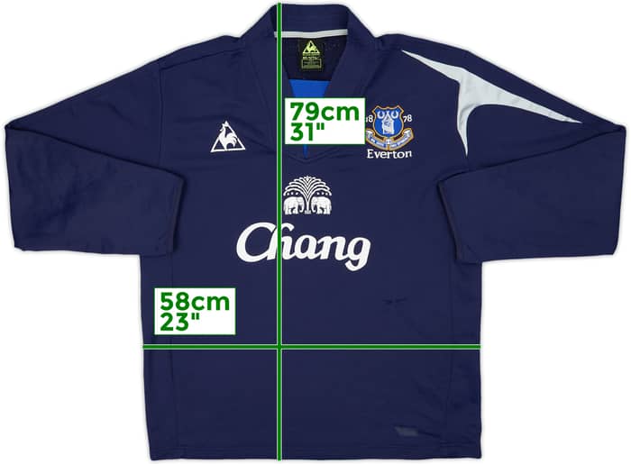 2009-10 Everton Le Coq Sportif Sweat Top - 8/10 - (L)