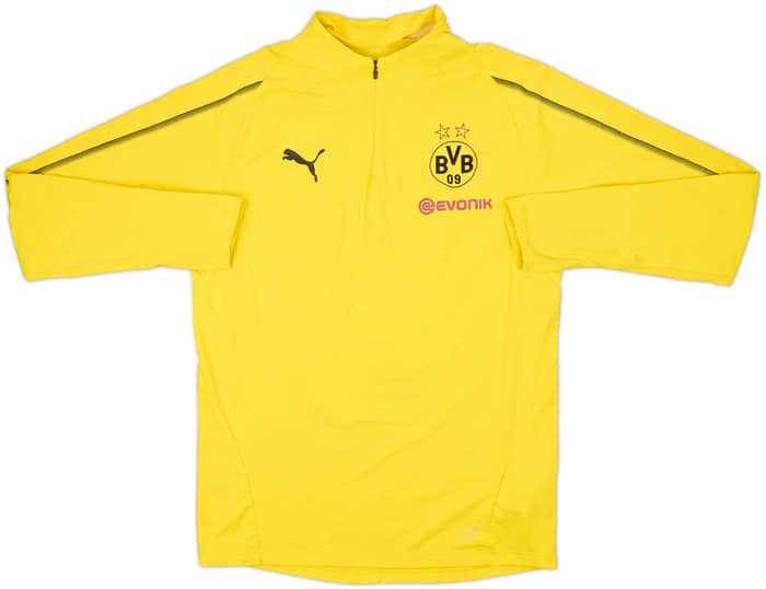 2017-18 Borussia Dortmund Puma 1/4 Zip Training Top - 8/10 - (M)