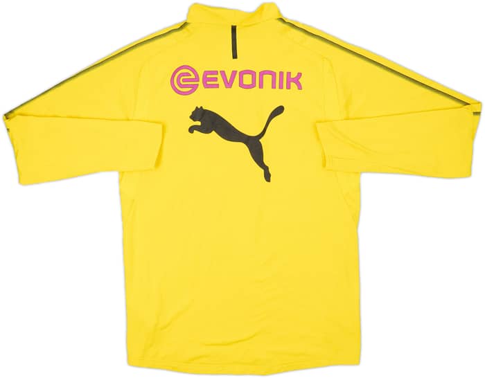 2017-18 Borussia Dortmund Puma 1/4 Zip Training Top - 8/10 - (M)
