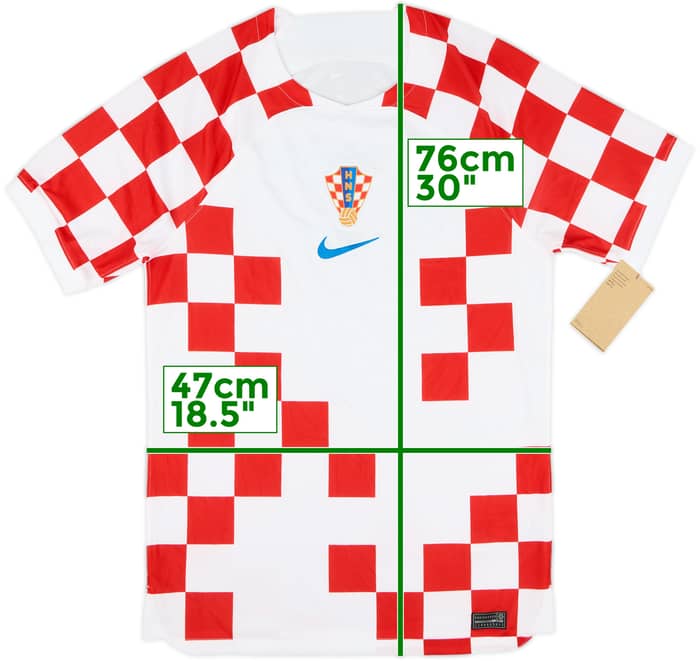 2022-23 Croatia Home Shirt (S)