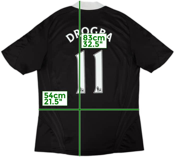 2008-09 Chelsea Away Shirt Drogba #11 - 6/10 - (L)