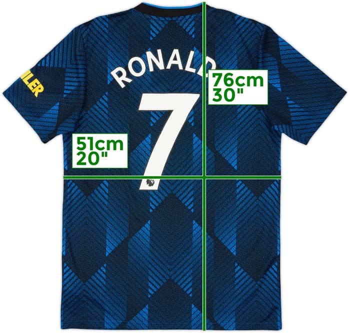 2021-22 Manchester United Third Shirt Ronaldo #7 - 8/10 - (M)