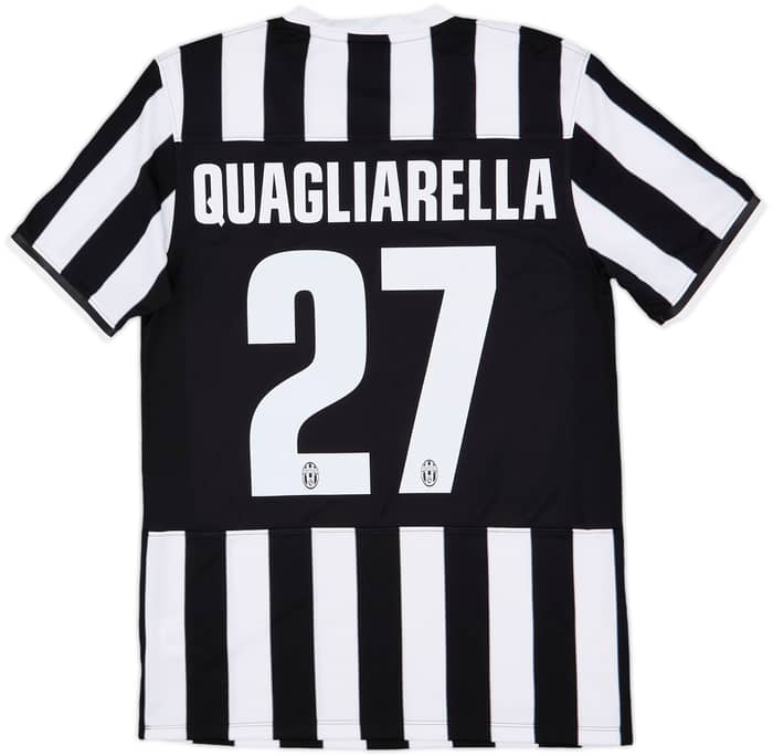 2013-14 Juventus Home Shirt Quagliarella #27 - 9/10 - (M)