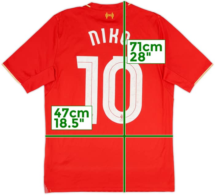 2015-16 Liverpool Home Shirt Niko #10 - 5/10 - (S)