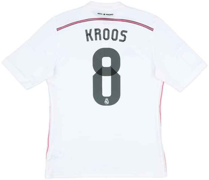 2014-15 Real Madrid Home Shirt Kroos #8 - 9/10 - (M)