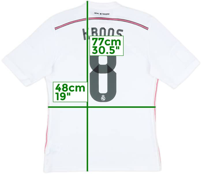 2014-15 Real Madrid Home Shirt Kroos #8 - 9/10 - (M)