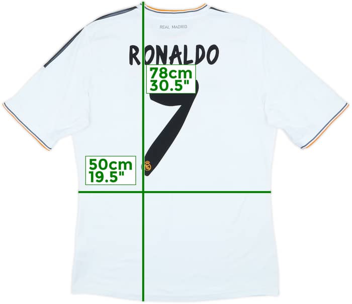 2013-14 Real Madrid Home Shirt Ronaldo #7 - 6/10 - (L)
