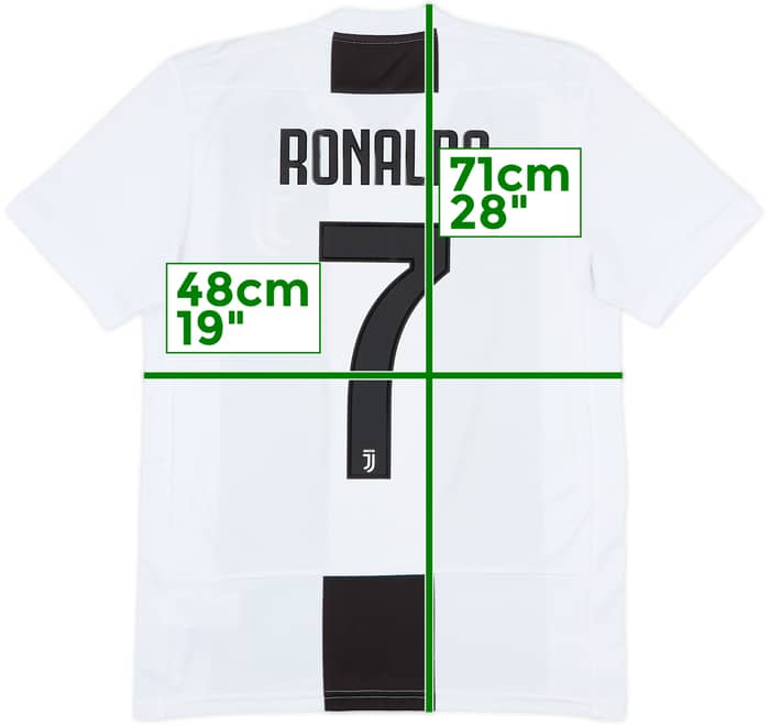 2018-19 Juventus Home Shirt Ronaldo #7 - 8/10 - (S)