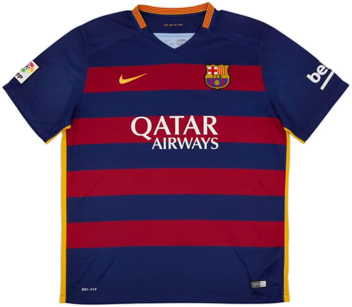 2016-17 Barcelona Home Shirt Neymar Jr #11 - 8/10 - (XL)