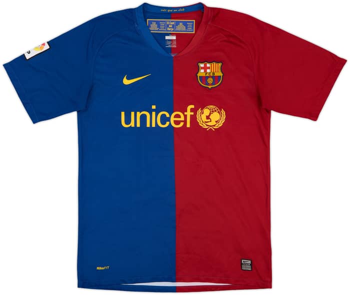 2008-09 Barcelona Home Shirt A.Iniesta #8 - 10/10 - (S)