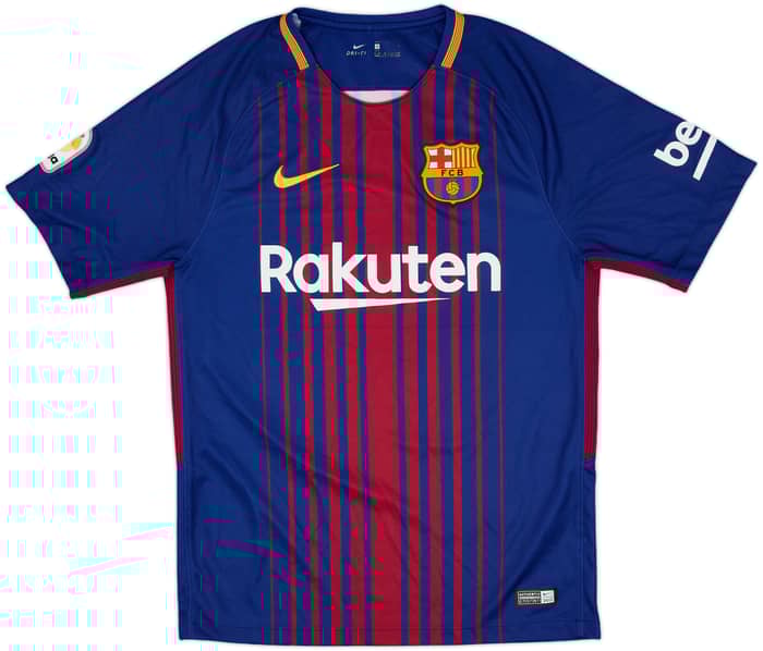 2017-18 Barcelona Home Shirt Messi #10 - 8/10 - (S)