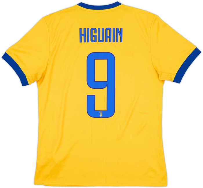 2017-18 Juventus Away Shirt Higuain #9 - 8/10 - (M)