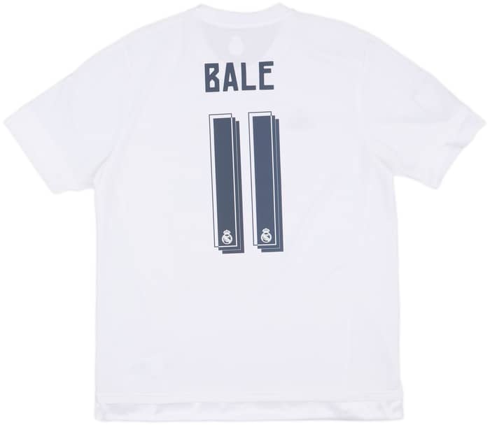 2015-16 Real Madrid Home Shirt Bale #11 - 9/10 - (XL)
