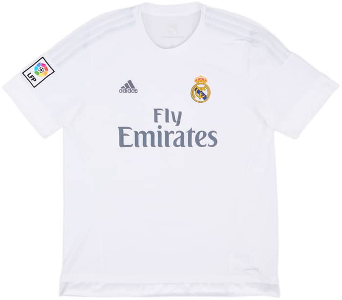 2015-16 Real Madrid Home Shirt Bale #11 - 9/10 - (XL)