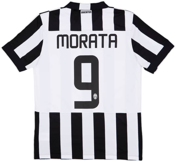 2014-15 Juventus Home Shirt Morata #9 - 7/10 - (M)