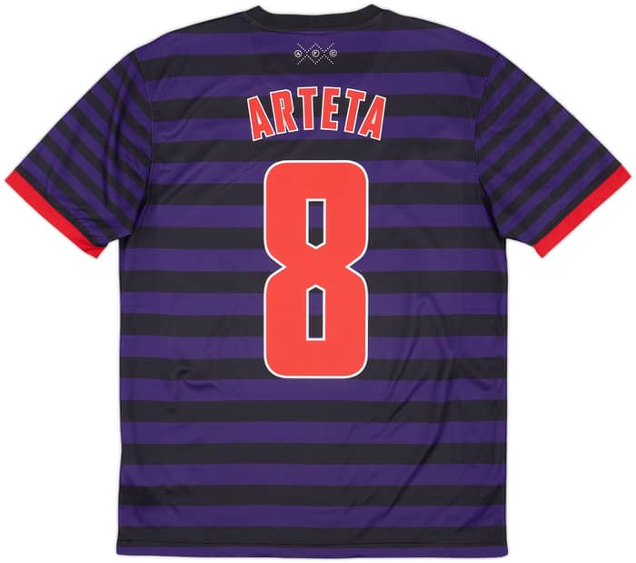 2012-13 Arsenal Away Shirt Arteta #8 - 8/10 - (M)