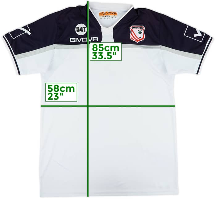 2015-16 Carpi Givova Player Issue Training Shirt #54T - 9/10 - (XL)