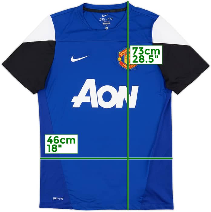2013-14 Manchester United Nike Training Shirt - 9/10 - (M)