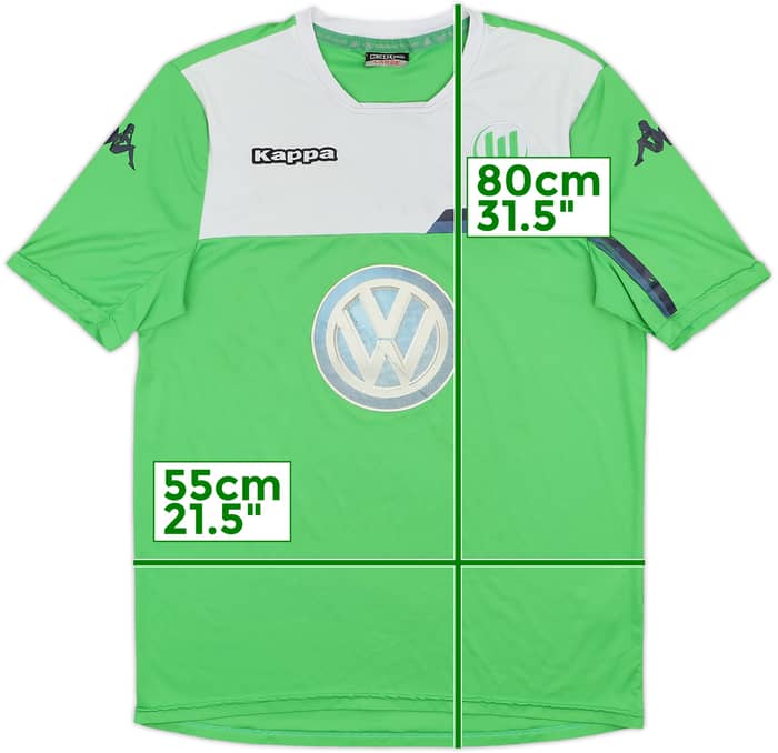 2015-16 Wolfsburg Kappa Training Shirt - 5/10 - (L)
