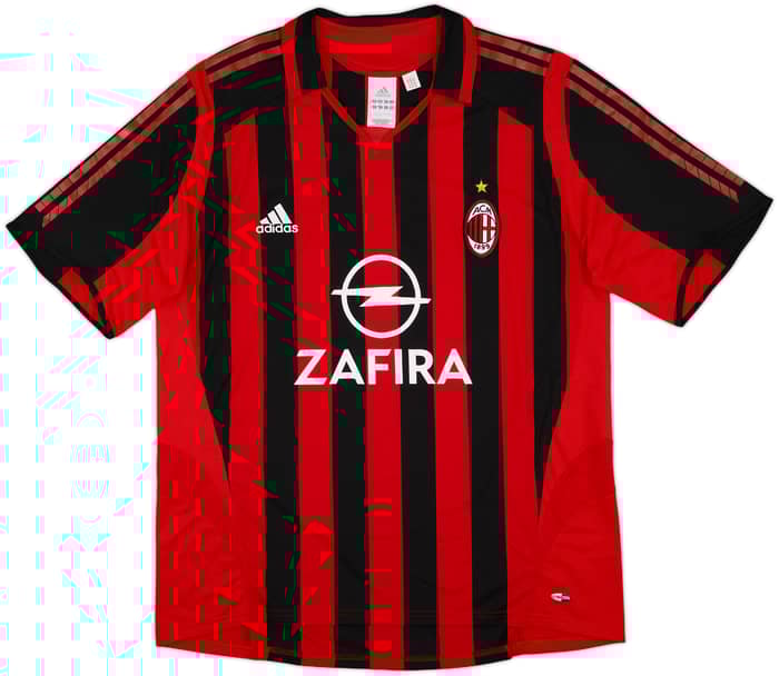 2005-06 AC Milan Home Shirt Shevchenko #7 - 9/10 - (XL)