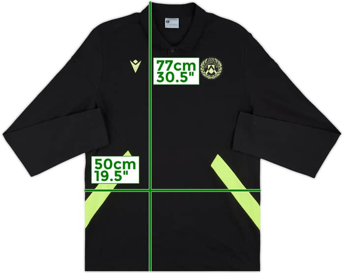 2022-23 Udinese Macron Training L/S Shirt - 9/10 - (L)