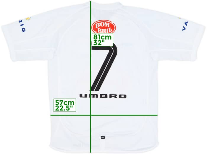 2003 Santos Home Shirt #7 - 9/10 - (M)