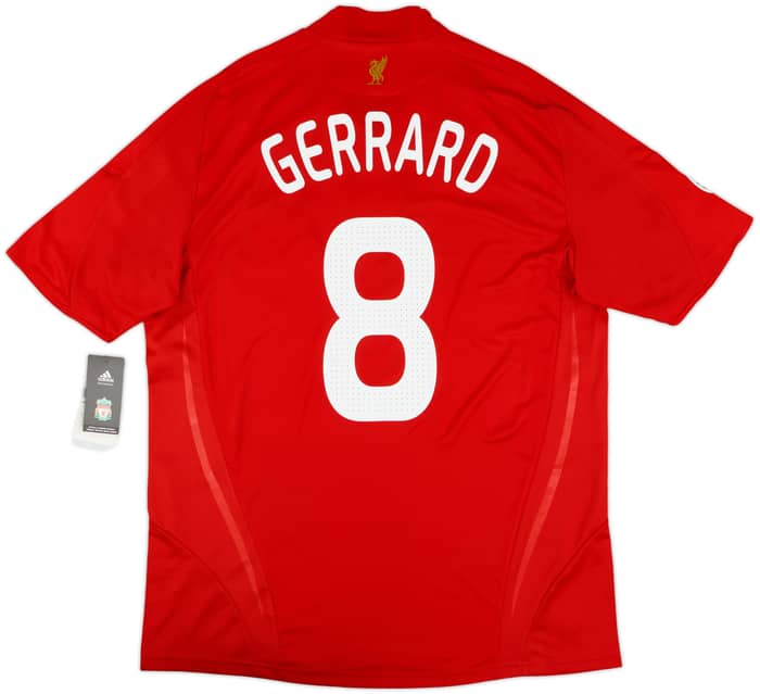 2008-10 Liverpool Home Shirt Gerrard #8 (L)
