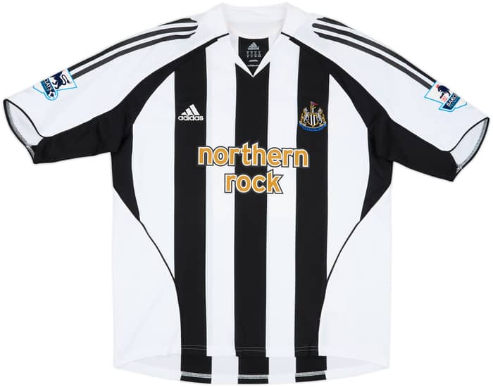 2005-06 Newcastle Match Issue Home Shirt Clark #21