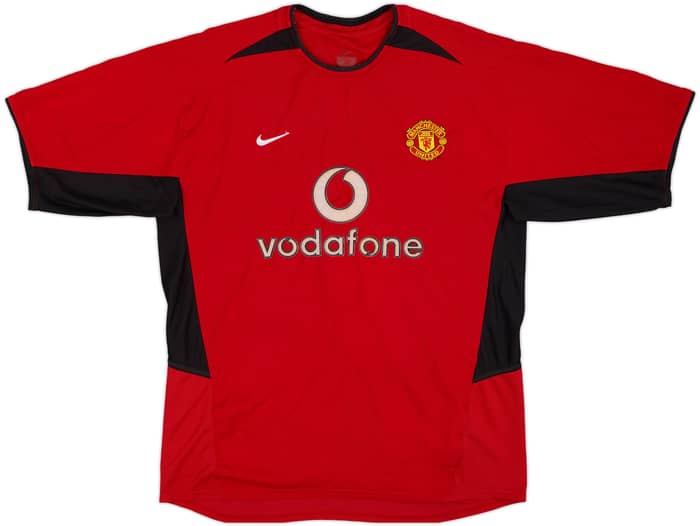 2002-04 Manchester United Home Shirt Silvestre #27 - 6/10 - (L)