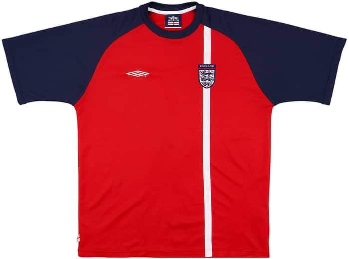 2001-02 England Umbro Training Shirt - 7/10 - (XL)