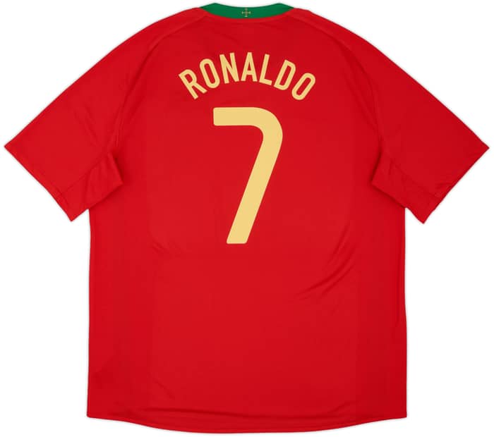 2008-10 Portugal Home Shirt Ronaldo #7 - 10/10 - (XL)